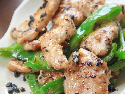 台湾調味料を使って『鶏とピーマンの豆豉炒め』